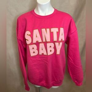 Pink 'Santa Baby' Sweatshirt